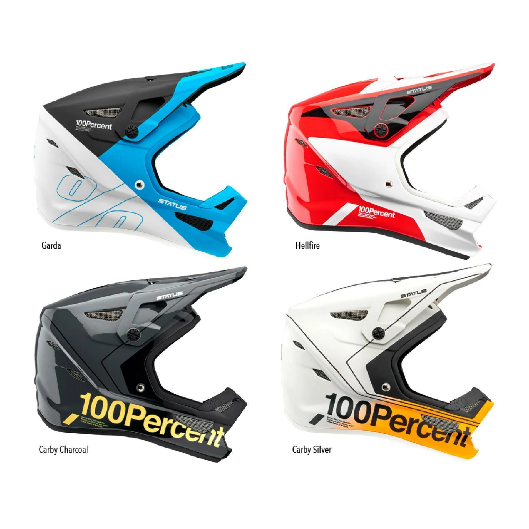 Casque Intégral Enfant 100% Status 2021 – Image 2