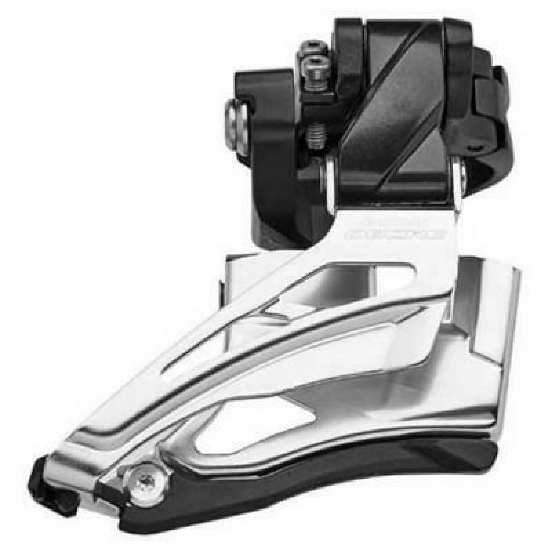 Dérailleur Avant Shimano Deore FD-M6025 Down Swing Dual Pull 66-69º Collier Haut 1x10V – Image 2
