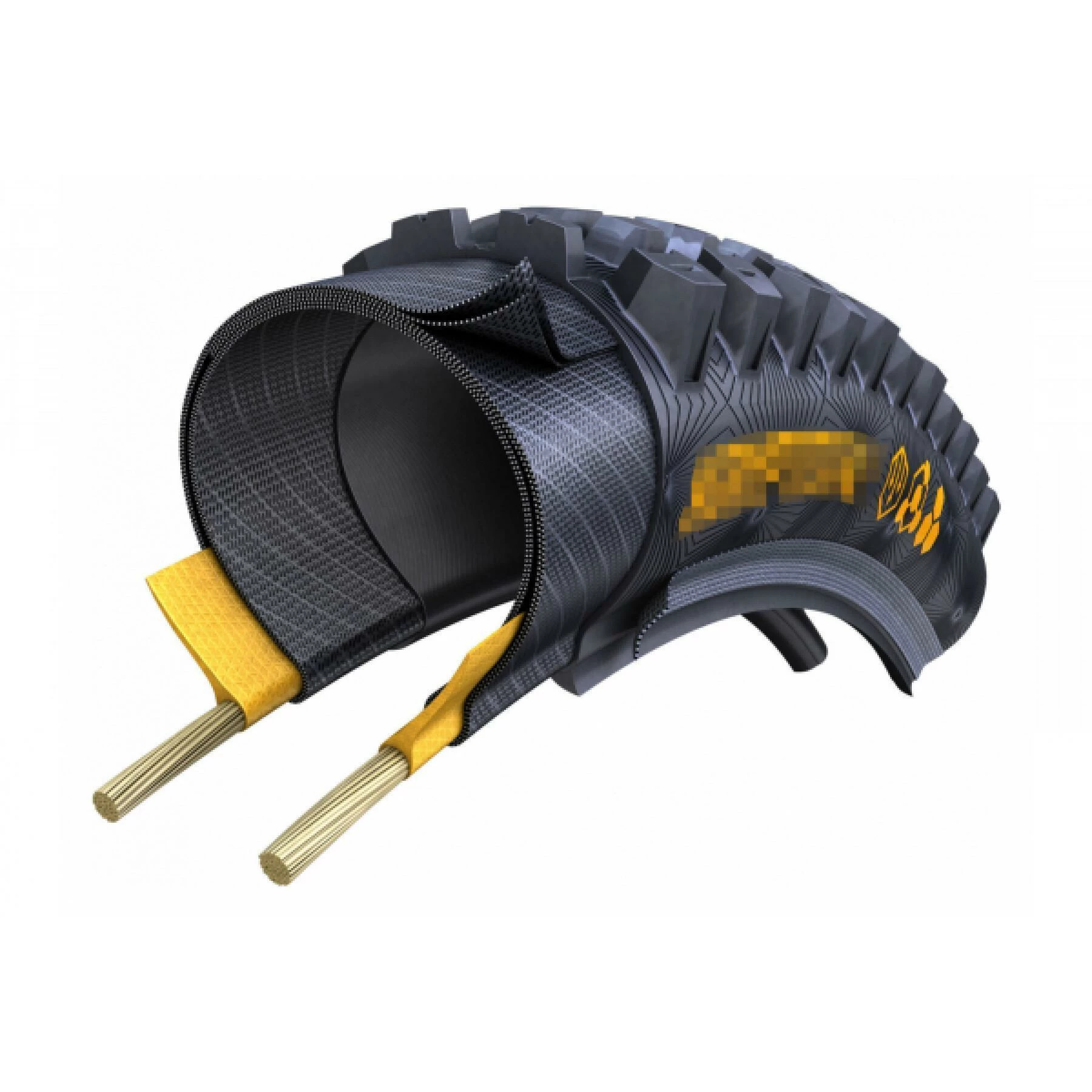 Pneu VTT Arrière Souple Sans Chambre à Air Continental Kryptotal Downhill Super 60-622 – Image 5