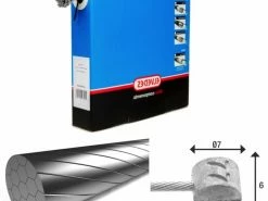 Câble De Frein 1x19 Fils Inox Slick Ø1,5mm Tête En T Ø7x6mm Elvedes