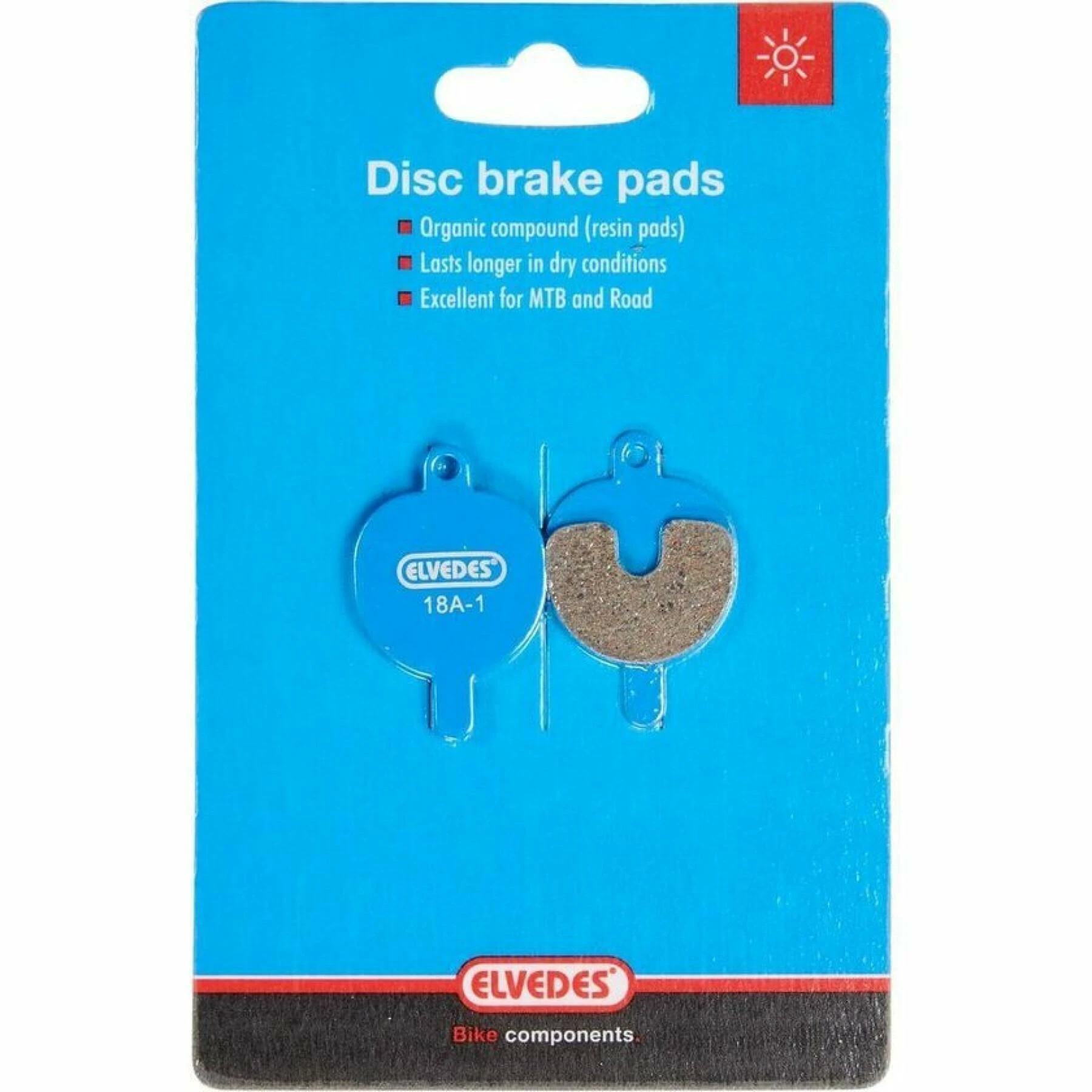 Paire De Plaquettes De Frein Vélo Organic Mécanique Elvedes Logan