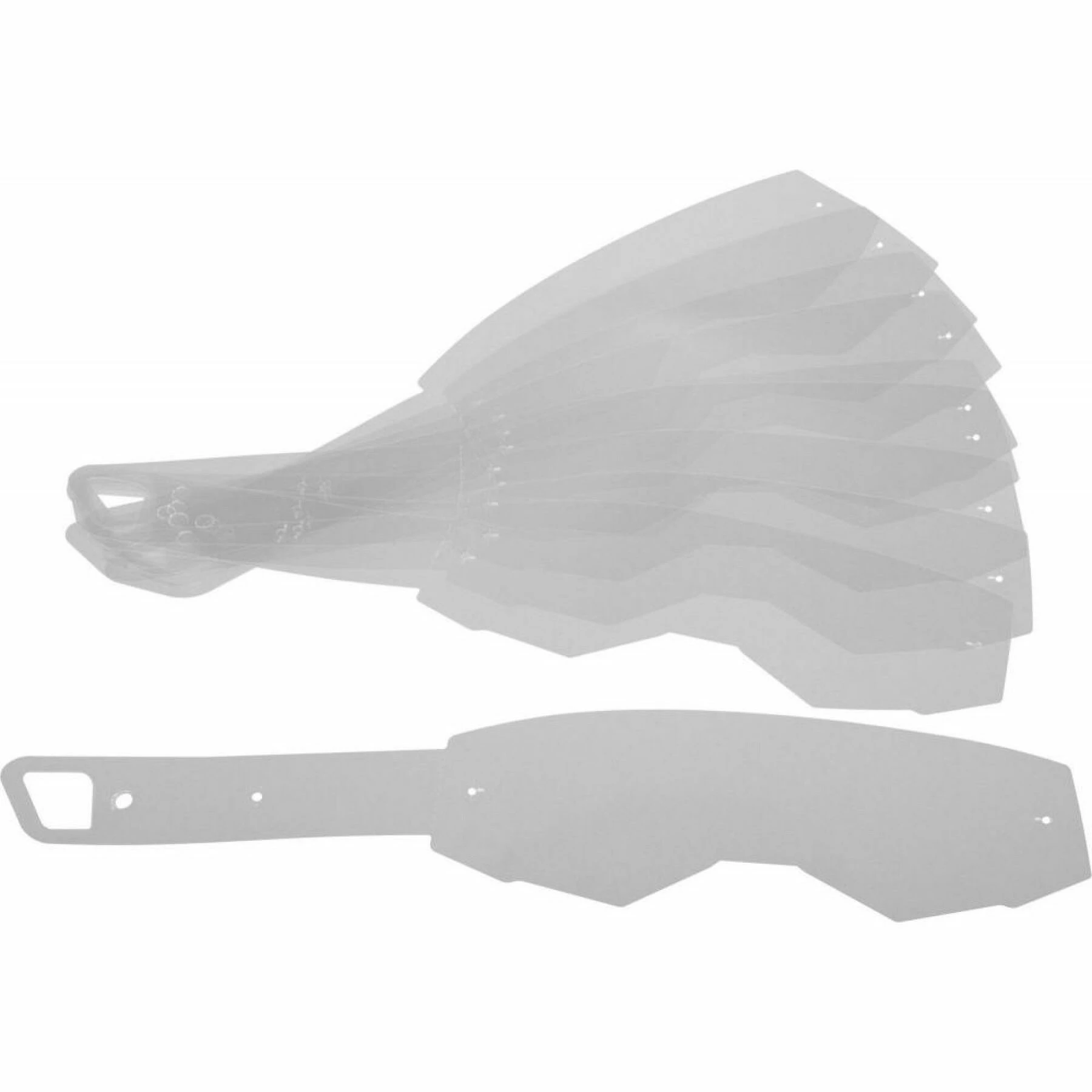 Lot De 10 Tear-off Vélo Fly Racing